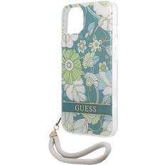 Guess GUHCP13XHFLSN iPhone 13 Pro Max 6,7 zielony/green hardcase Flower Strap