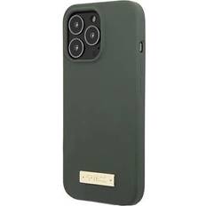 Guess Mobiltilbehør Guess GUHMP13LSPLA iPhone 13 Pro 13 6,1 zielony/khaki hard case Silicone Logo Plate MagSafe