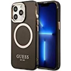 Guess GUHMP13LHTCMK iPhone 13 Pro 13 6,1 czarny/black hard case Gold Outline Translucent MagSafe