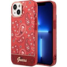 Red bandana Guess GUHCP14SHGBNHR iPhone 14 6,1 czerwony/red hardcase Bandana Paisley