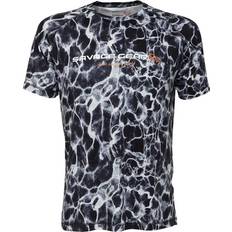 Savage Gear Maglietta Night UV T-Shirt Black Waterprint