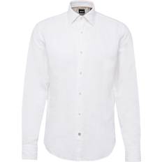 Boss Black Slim-fit dress shirt in easy-iron stretch cotton