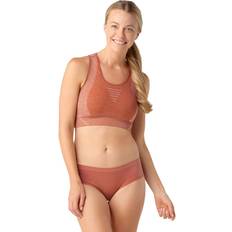 Dam - Koppar - Träningsplagg Kläder Smartwool Women's Intraknit Racerback Bra Sport-BH Färg röd