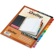 OneStep Printable Table of Contents and Dividers 12-Tab