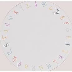 White Place Mats Sklum Individual Round Vinyl Place Mat White