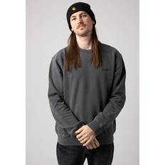 Carhartt WIP Duster Script Sweatshirt - Black Garment Dyed Black