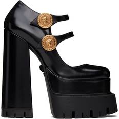 Versace Black Medusa Aevitas Platform Heels 1B00V IT