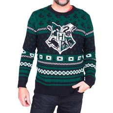 Maglione natalizio Maglioni Mad Engine Harry Potter Slytherin Xmas Patterns Ugly Christmas Sweater