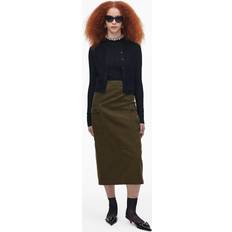 Canvas Skirts Marc Jacobs Cargo Canvas Slim Skirt in Kelp