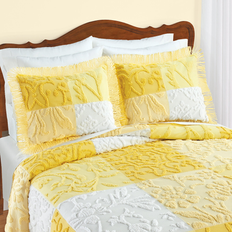 Elegant Tranquil Chenille Fringe Bedspread | Collections Etc