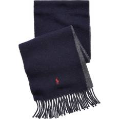 Polo Ralph Lauren Accessories Polo Ralph Lauren Men's Classic 2-In-1 Reversible Scarf Navy/charcoal