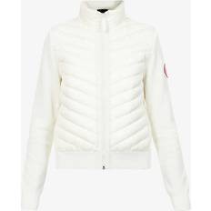 Canada Goose Women Jackets Canada Goose Women's Hybridge Padded Knit Jacket Beige Beige