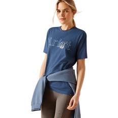 Ariat Women's Boyfriend T-Shirt in Dark Denim, 2X-Large