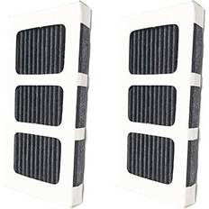 White Goods Accessories Nispira Nispira Air Filter Pleated For Refrigerator, Compatible with Paultra2 Ultra 2 Pure Air 2 Frigidaire and Electrolux Refrigerators Part 5303918847, 2 Fi
