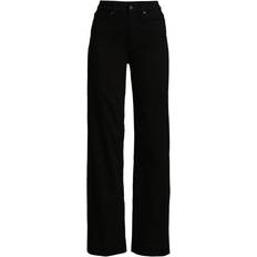 Lands' End Wide Leg Jeans - Black Women