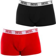 Diesel Mens Pack-2 Boxers Cotton Stretch 00S9DZ-0SFAC men Red