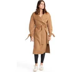 Natural Coats Belle & Bloom Head Over Heels Wool Blend Wrap Coat