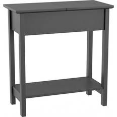 Lavish Home Flip Top End Slim Console Table