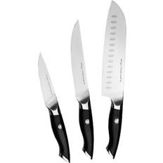 Opvaskemaskineegnede - Urteknive ONYX Cookware Rustfrit Stål 3-dele Santoku-Uniersal-Urte Knivsæt