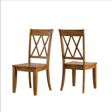 iNSPIRE Q Eleanor Two-Tone Antique Trestle Base Dining Set