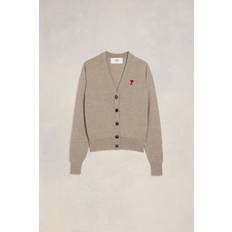 Merino Wool - Women Cardigans Ami Paris De Coeur Cardigan Neutrals For Women - Red