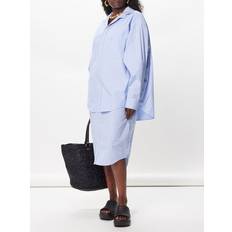 Balenciaga Shirt Dresses Balenciaga Classic Layered Shirt Dress - Blue - Women's