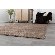 Jarlin Shaggy Brown Rug 160 x 230 cm