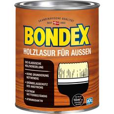 Bondex Træbeskyttelse - Udendørs maling Bondex Holzlasur 0765150343 Holzschutzmittel Braun 0.75L