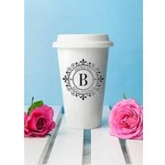 Treat Gifts Personalised Monogrammed Ceramic Eco Cup