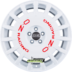 OZ Bilfelger OZ RALLY RACING race white + red lettering 7.0Jx17 4x98 ET35