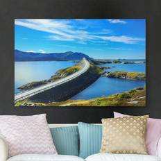 Natur Bilder Klebefieber & Landschaft Querformat Crossing Norway Bild