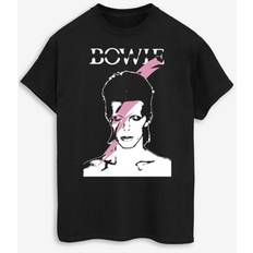 David Bowie Pink Flash T-Shirt Black