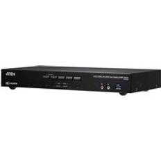 KVM Switches Aten 4-Port USB 3.0 4K HDMI Dual Display KVMP Switch CS1844