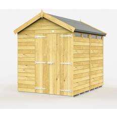 Outbuildings 7 8 Feet Security Shed Double Door (Building Area )