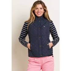 Brakeburn Classic Quilted Gilet, Navy