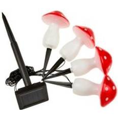 Smart Garden 4 Pack Mushroom Solar Garden Stake Light 4