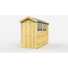 Outbuildings 4 10 Feet Shed Double Door With Windows (Building Area )