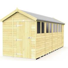 Outbuildings 19 Feet Shed With Windows (Building Area )