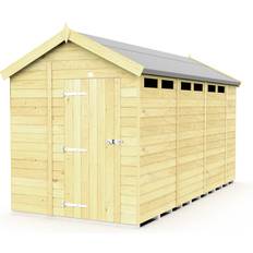 Outbuildings Apex 7 x 14 Feet Security Shed (Building Area )