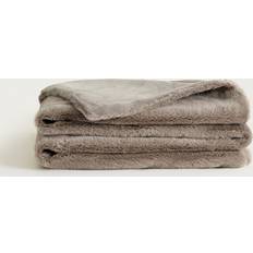 Lil Marsh Faux Fur Blanket Lightweight
