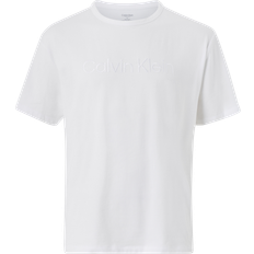 Calvin Klein Pure Cotton-Blend Sleep T-Shirt - White