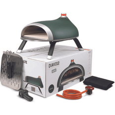 Delivita Diavolo Gas Pizza Oven Green