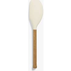 Silicone Spatulas John Lewis Wood Handle Silicone Head Natural/White Spatula