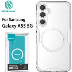 Nillkin Nature TPU PRO Magnetiskt Skal till Samsung Galaxy A55 5G Transparent