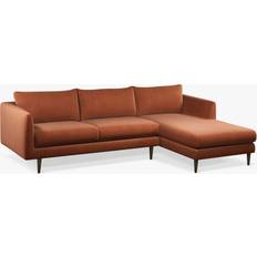 Swoon Lewis + Latimer Large 3 RHF Chaise Dark Leg Sofa