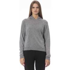 Baldinini Trend Elegant Crew Neck Cashmere Blend Sweater