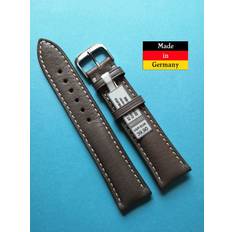 Grey Watch Straps Rios1931 Fighter grau 20 mm passend für sinn made in germany 102