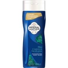 Cussons Leather Blue Cypress & Eucalyptus Invigorating Body Wash 500ml