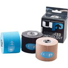 Ultimate Performance Advanced Kinesiology Tape 5cm x 5m roll SS24 Black Blue Brown Skin