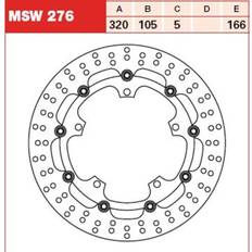Fordonsdelar TRW MSW276 Flytande Bromsskiva